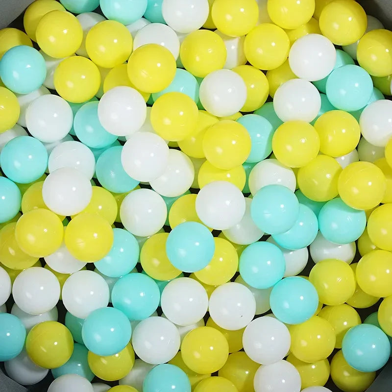 100-Piece Colorful Ball Pit Balls - Safe Plastic Play Balls for Kids