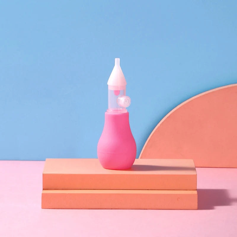 Manual Baby Nasal Aspirator (Syringe/Irrigator) — Soft Silicone Tip