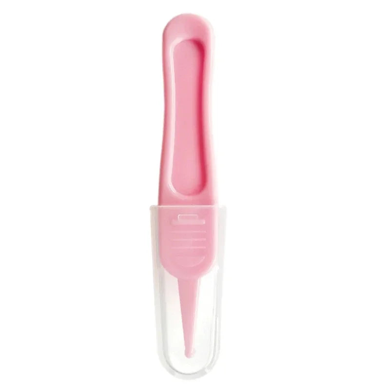 Baby Nasal Cleaning Tweezers — Rounded Tip, Anti-Slip Grip (1 pc)