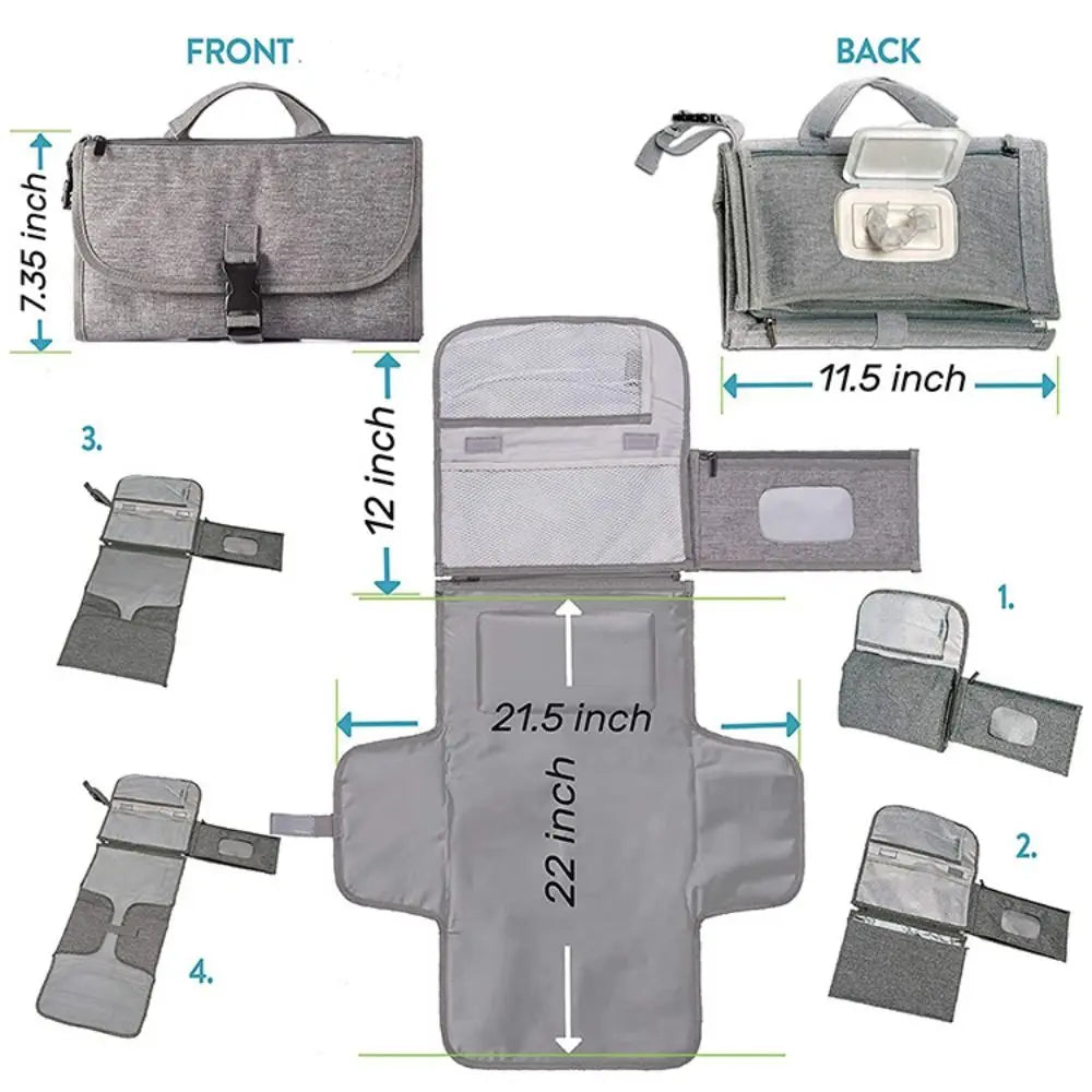 Changing Station with Wipe Pocket