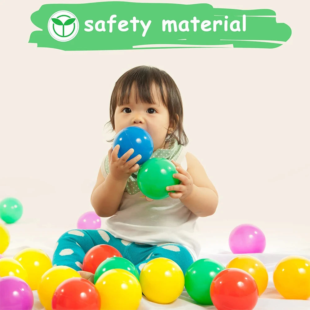 Foldable Kids Ball Pool Play Pen— Indoor/Outdoor (Balls Not Included)