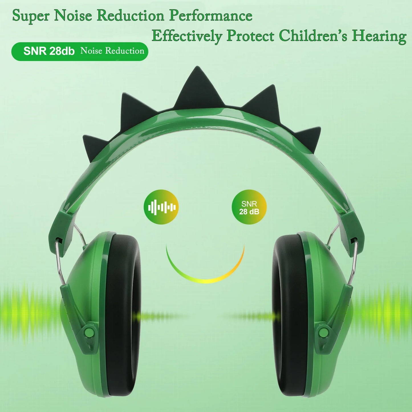 Cute Children Anti-Noise Earmuffs Noise Reduction Headphones