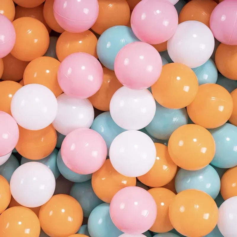 100-Piece Colorful Ball Pit Balls - Safe Plastic Play Balls for Kids
