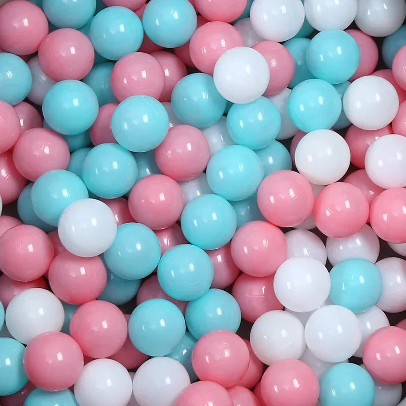 100-Piece Colorful Ball Pit Balls - Safe Plastic Play Balls for Kids