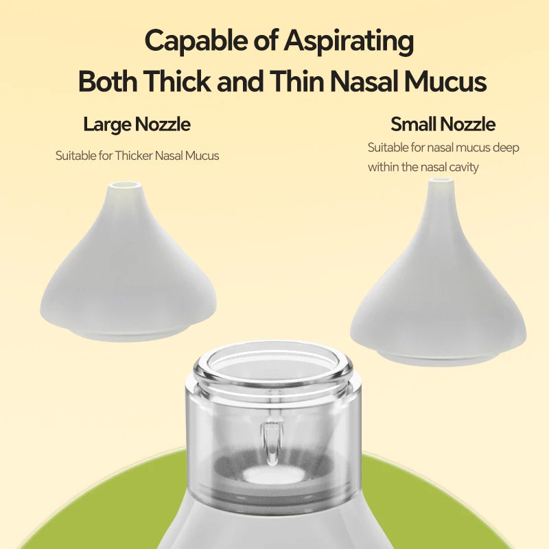 Electric Baby Nasal Aspirator (Rechargeable) — 9 Levels, Anti-Backwash