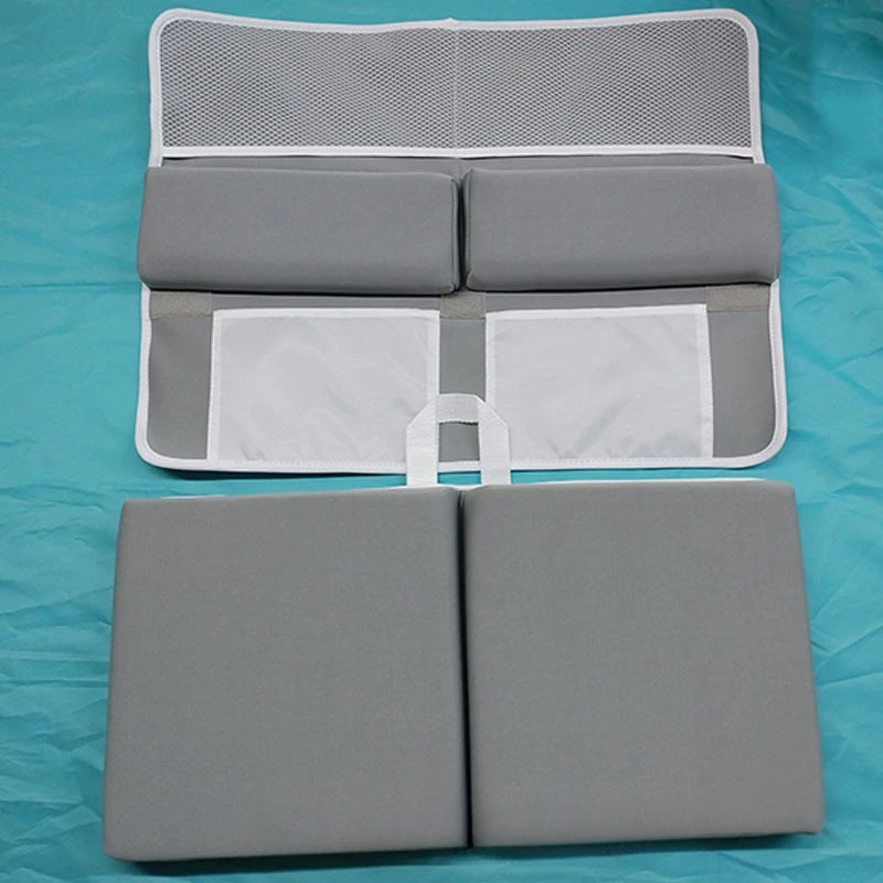 Bath Kneeler and Elbow Rest Pad Set 1.5" Thick Kneeler with Toy Organizer Anti-Slip Cozy Knee Arm Support Quick Dry Kneeling Pad