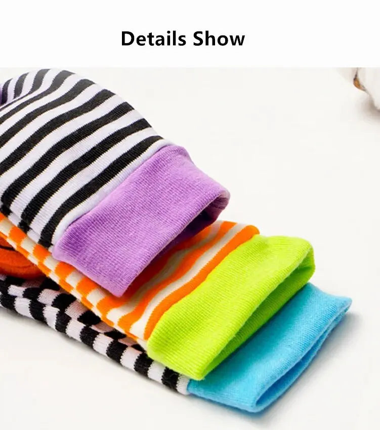 Animal-Themed Baby Socks with Wrist Strap – 4-Piece Set for Infants