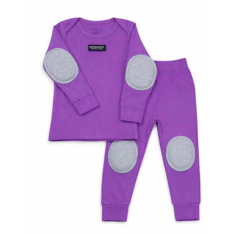 NurtureNauts® Explorer’s Choice Padded Play Set | Shirt & Pants with Knee & Elbow Pads