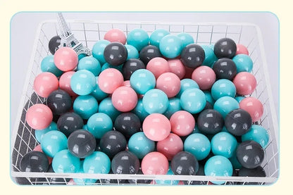 100-Piece Colorful Ball Pit Balls - Safe Plastic Play Balls for Kids