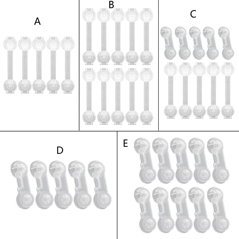 Universal Child Safety Cabinet Locks - Multi-Size Protection Set