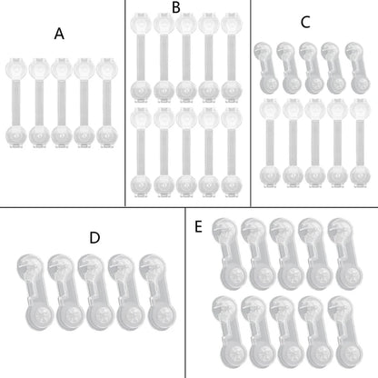 Universal Child Safety Cabinet Locks - Multi-Size Protection Set