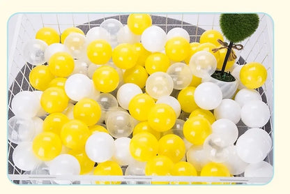 100-Piece Colorful Ball Pit Balls - Safe Plastic Play Balls for Kids