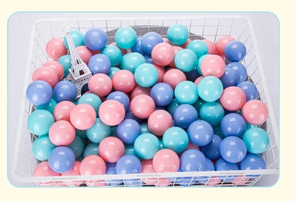 100-Piece Colorful Ball Pit Balls - Safe Plastic Play Balls for Kids