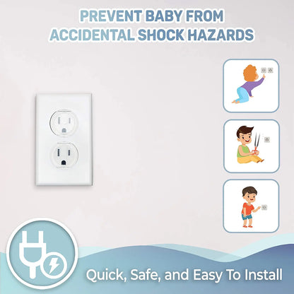 10pcs Outlet Covers Baby Proofing Safety