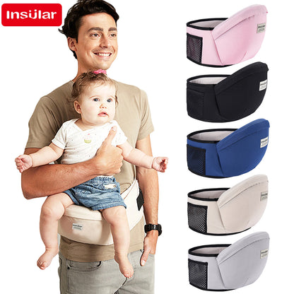 Baby Carrier Waist Stool with Hip Seat – Adjustable Sling & Backpack for Infants and Toddlers