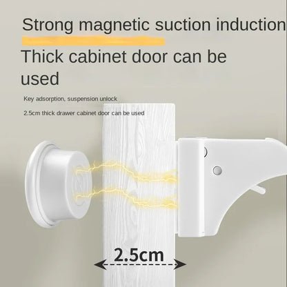 Magnetic Baby Safety Drawer Locks - No Drill Cabinet Protection