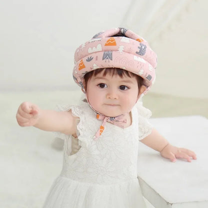 Baby Head Protector - Baby Helmet for Crawling Walking Running - No Bumps and Soft Cushion - Adjustable Protective Cap Infant Baby Safety Headguard - Toddler Helmets 6-12 Months 1-2 Years Old