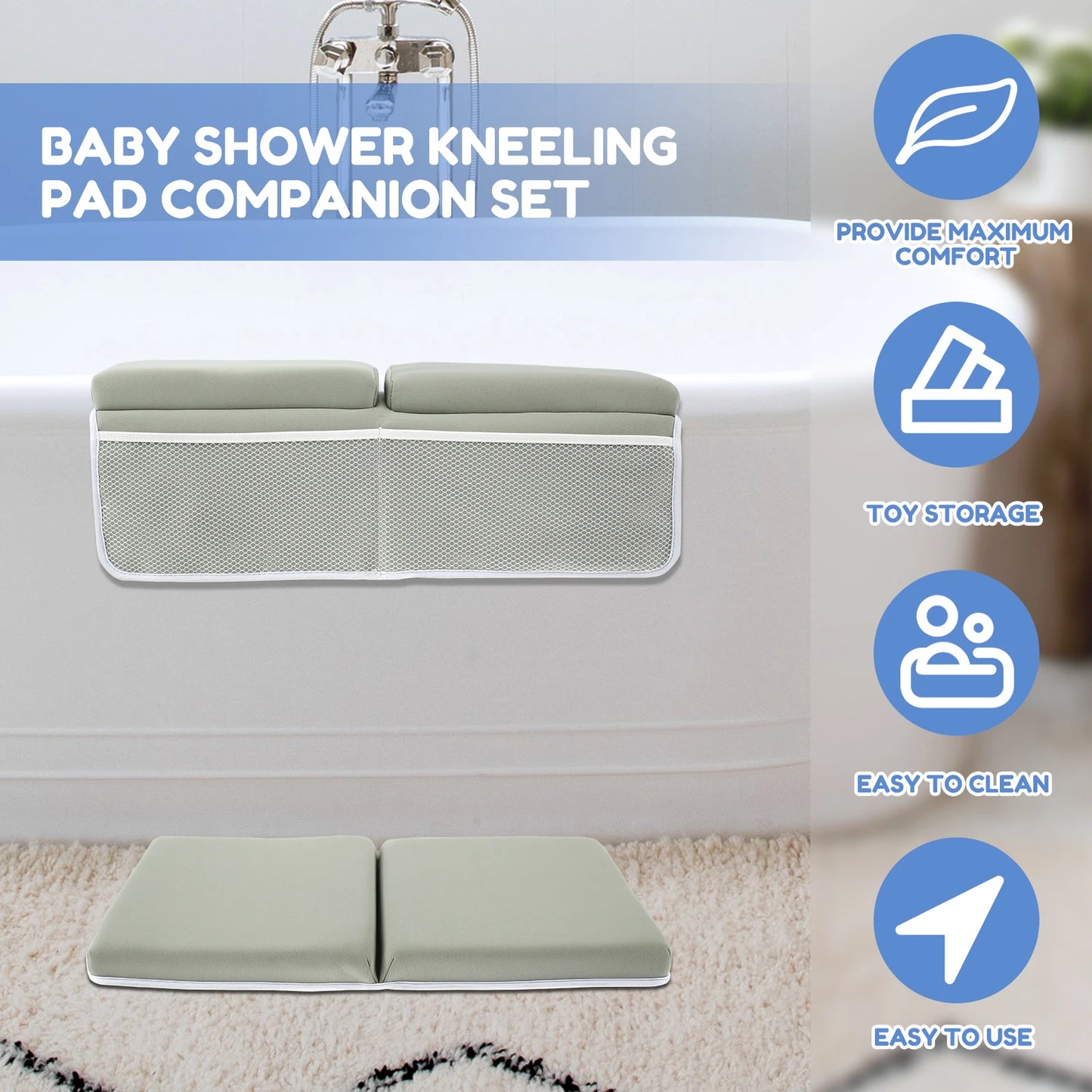Parent Comfort Bath Kneeler Set