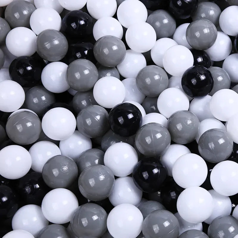 100-Piece Colorful Ball Pit Balls - Safe Plastic Play Balls for Kids