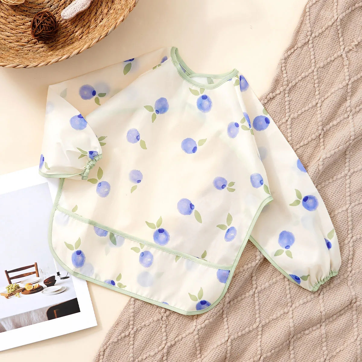 Long-Sleeve Mealtime Smock