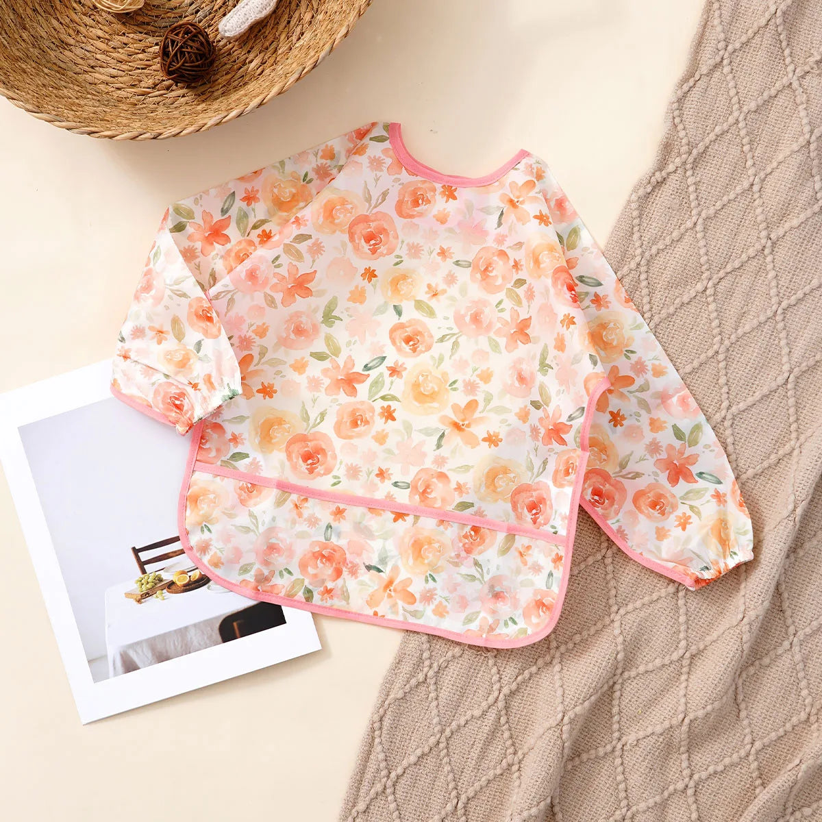 Long-Sleeve Mealtime Smock