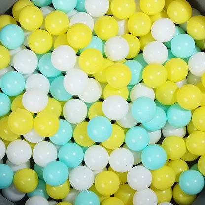 100-Piece Colorful Ball Pit Balls - Safe Plastic Play Balls for Kids