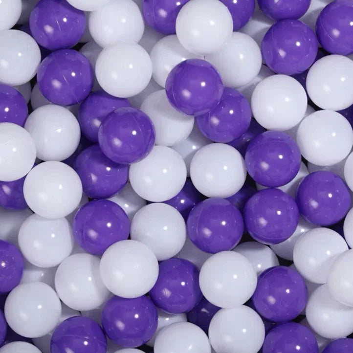 100-Piece Colorful Ball Pit Balls - Safe Plastic Play Balls for Kids
