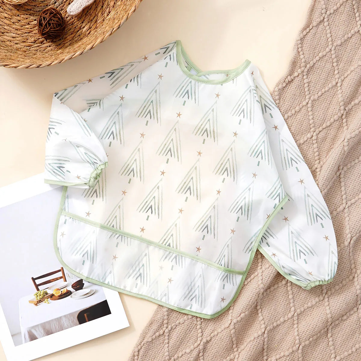 Long-Sleeve Mealtime Smock