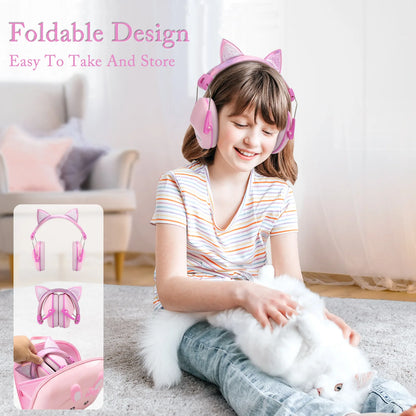 Cute Children Anti-Noise Earmuffs Noise Reduction Headphones