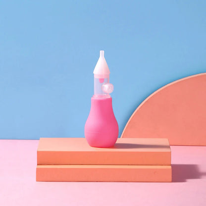 Manual Baby Nasal Aspirator (Syringe/Irrigator) — Soft Silicone Tip