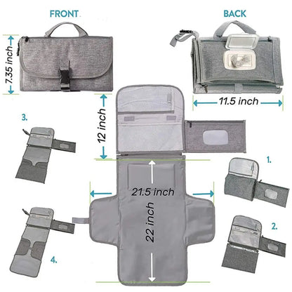 Changing Station with Wipe Pocket