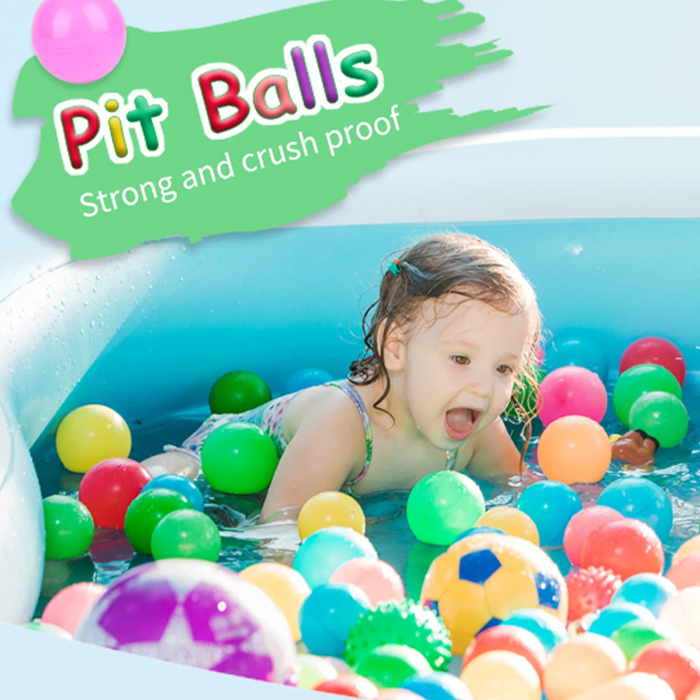Foldable Kids Ball Pool Play Pen— Indoor/Outdoor (Balls Not Included)