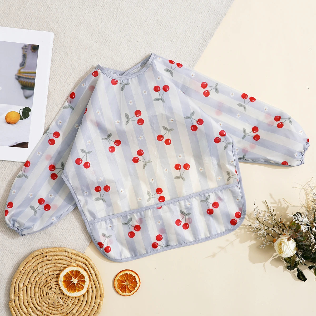Long-Sleeve Mealtime Smock