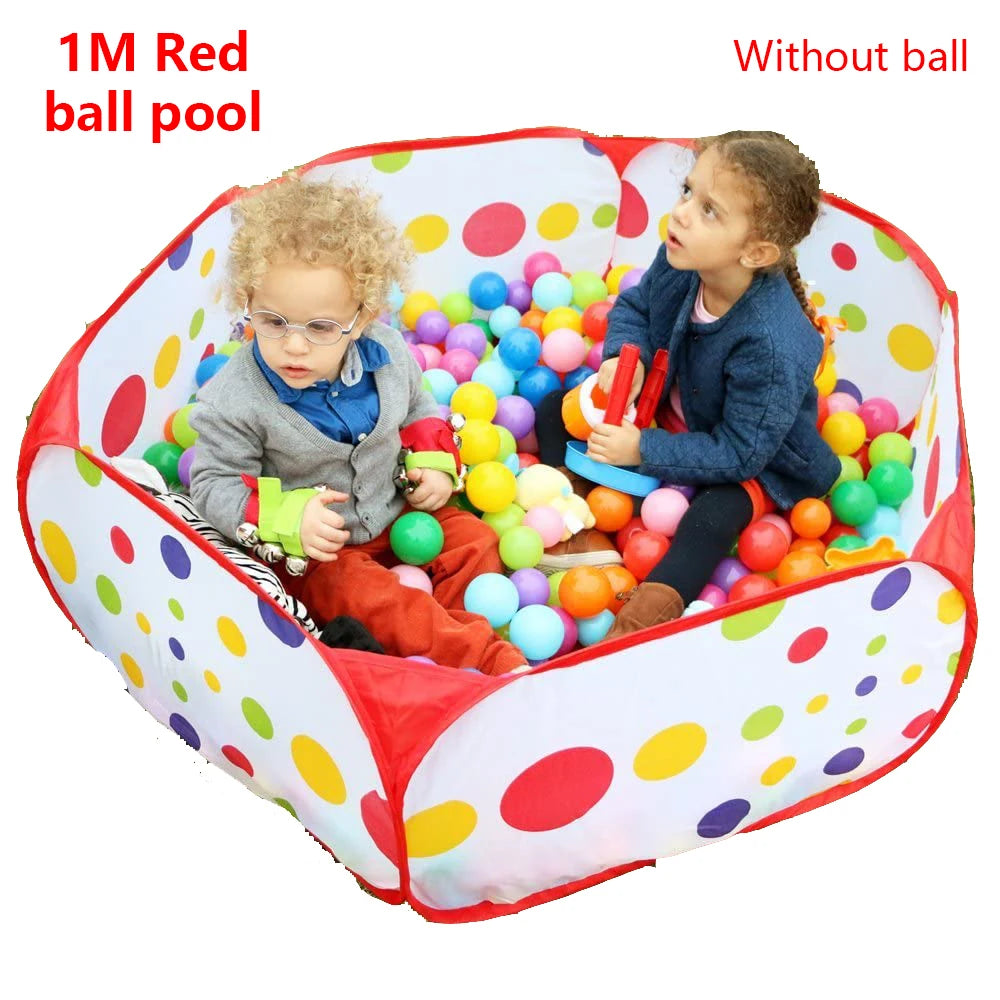 Foldable Kids Ball Pool Play Pen— Indoor/Outdoor (Balls Not Included)