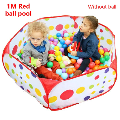 Foldable Kids Ball Pool Play Pen— Indoor/Outdoor (Balls Not Included)
