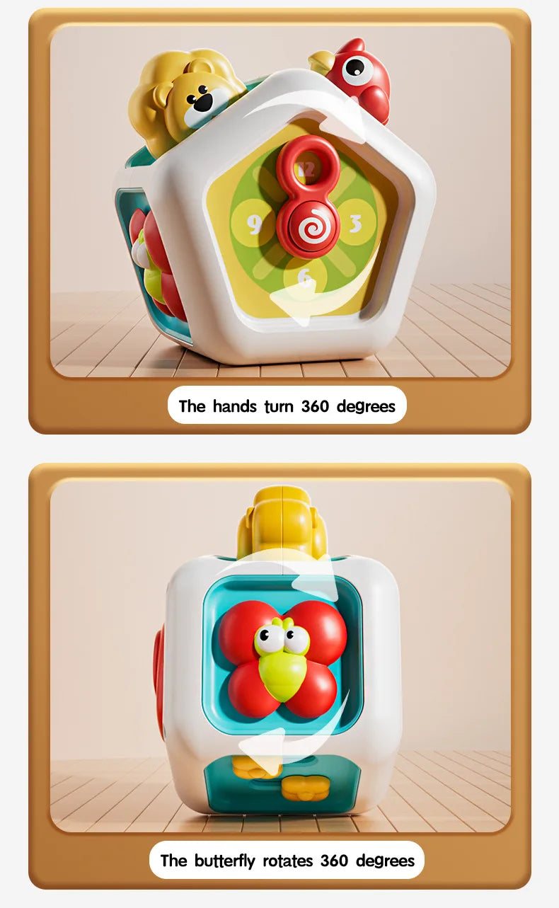Montessori Sensory Cube Toys