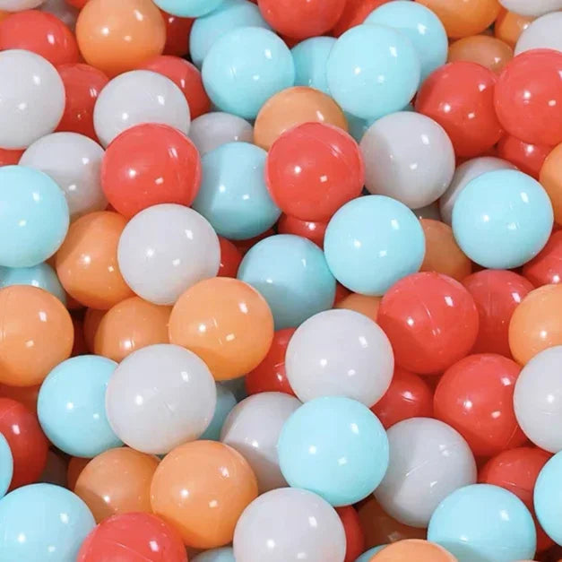 100-Piece Colorful Ball Pit Balls - Safe Plastic Play Balls for Kids