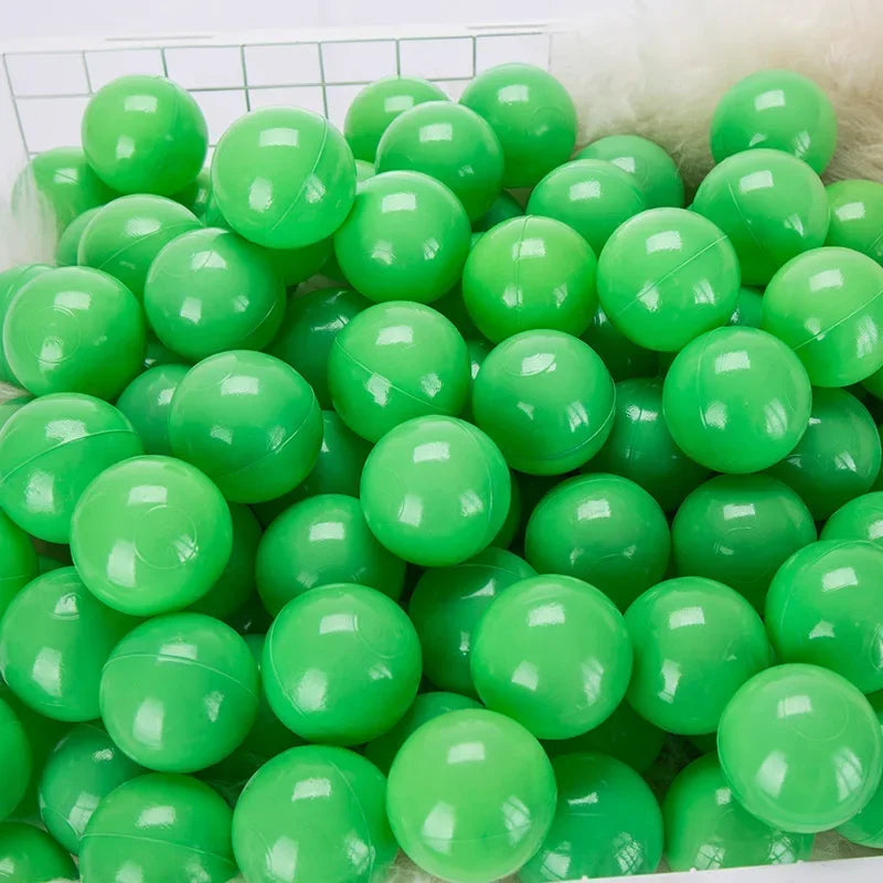 100-Piece Colorful Ball Pit Balls - Safe Plastic Play Balls for Kids