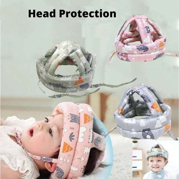Baby Head Protector - Baby Helmet for Crawling Walking Running - No Bumps and Soft Cushion - Adjustable Protective Cap Infant Baby Safety Headguard - Toddler Helmets 6-12 Months 1-2 Years Old