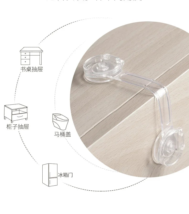 Universal Child Safety Cabinet Locks - Multi-Size Protection Set