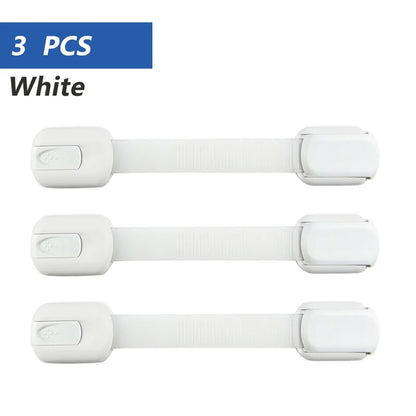 Multi-Use Baby Safety Locks — Cabinets, Drawers, Appliances & More (ABS + TPE, 3M Adhesive)