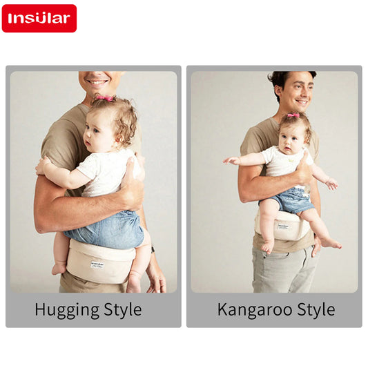 Baby Carrier Waist Stool with Hip Seat – Adjustable Sling & Backpack for Infants and Toddlers