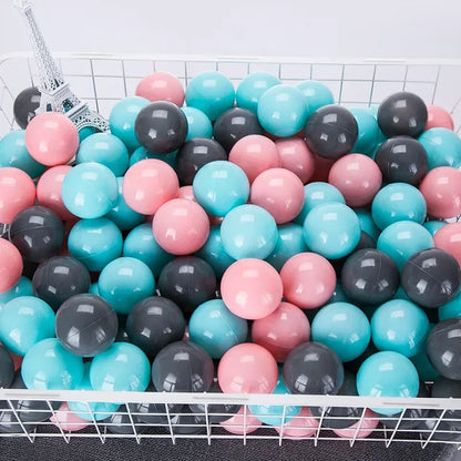100-Piece Colorful Ball Pit Balls - Safe Plastic Play Balls for Kids