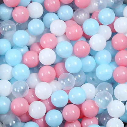 100-Piece Colorful Ball Pit Balls - Safe Plastic Play Balls for Kids