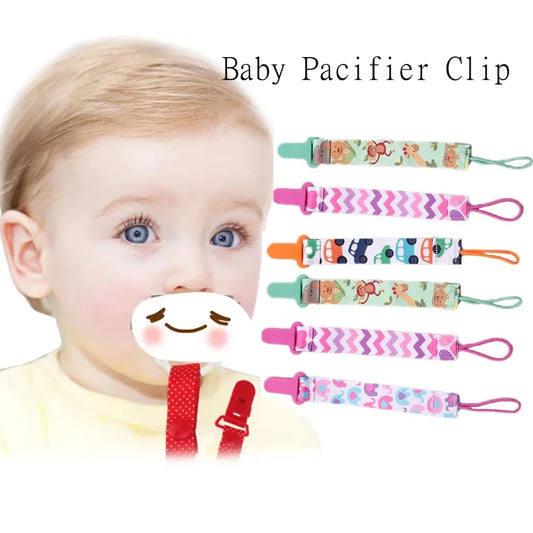 3-Pack Baby Pacifier Clips – Durable Soother Holder & Nipple Chain