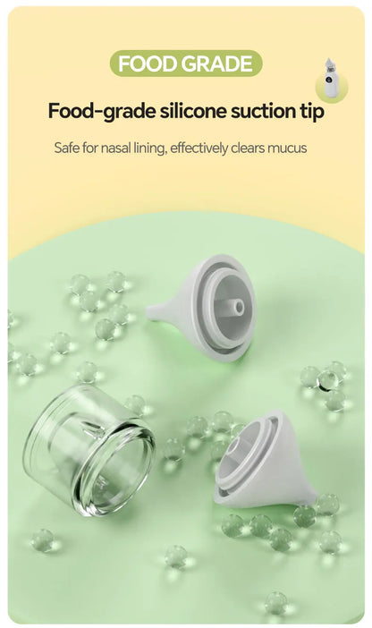 Electric Baby Nasal Aspirator (Rechargeable) — 9 Levels, Anti-Backwash