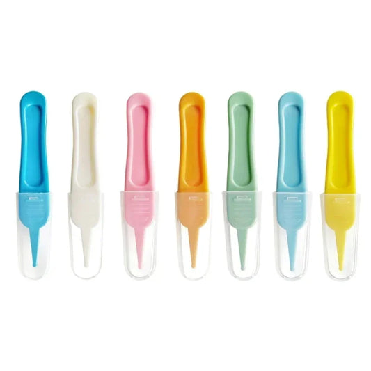 Baby Nasal Cleaning Tweezers — Rounded Tip, Anti-Slip Grip (1 pc)