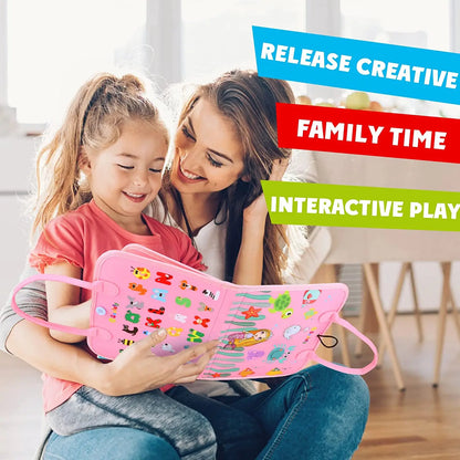 Sensory Tactile Math Developmental Education Toy Montessori Busy Board Life Skills Fine Motor Learning Activities Toys for Kids