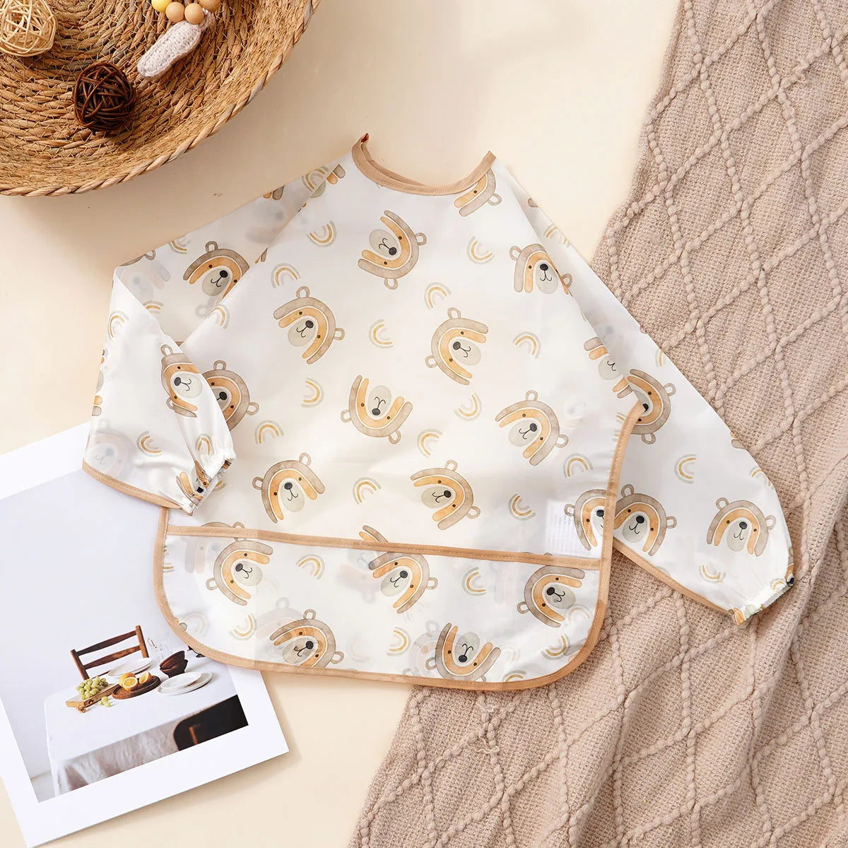 Long-Sleeve Mealtime Smock