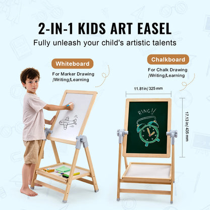 Magnetic Doodle Easel for Little Creators